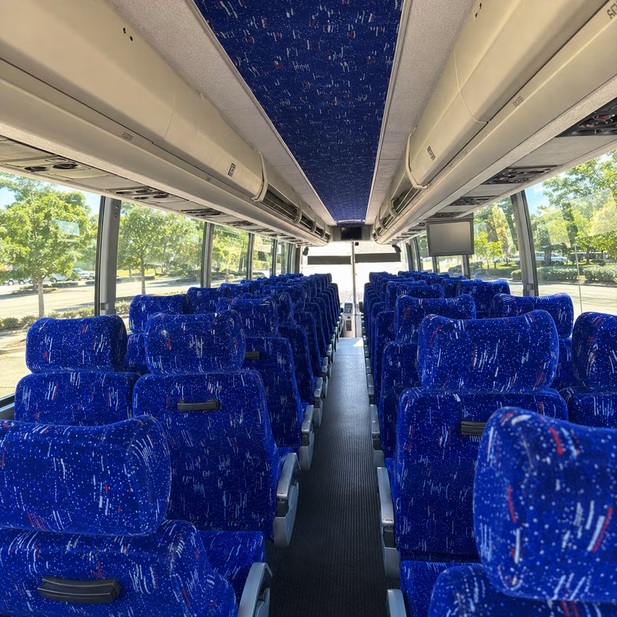 arvada charter bus interior